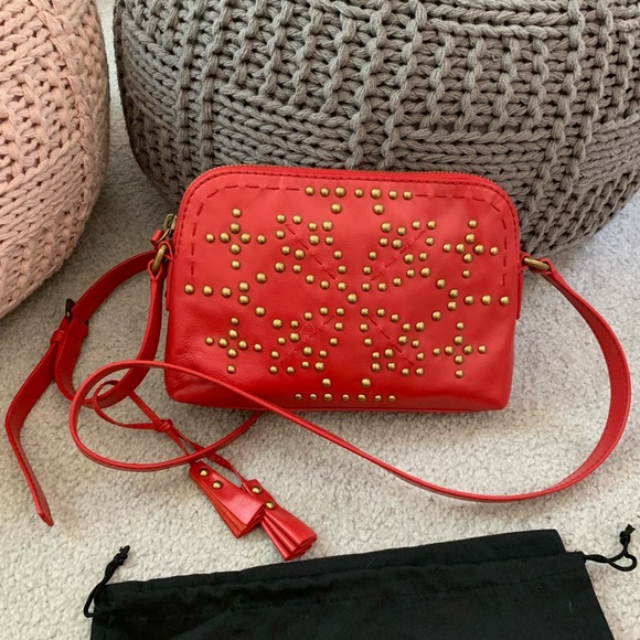 Isabella Fiore Handbags - VGUC Isabella Fiore Crossbody bag red leather